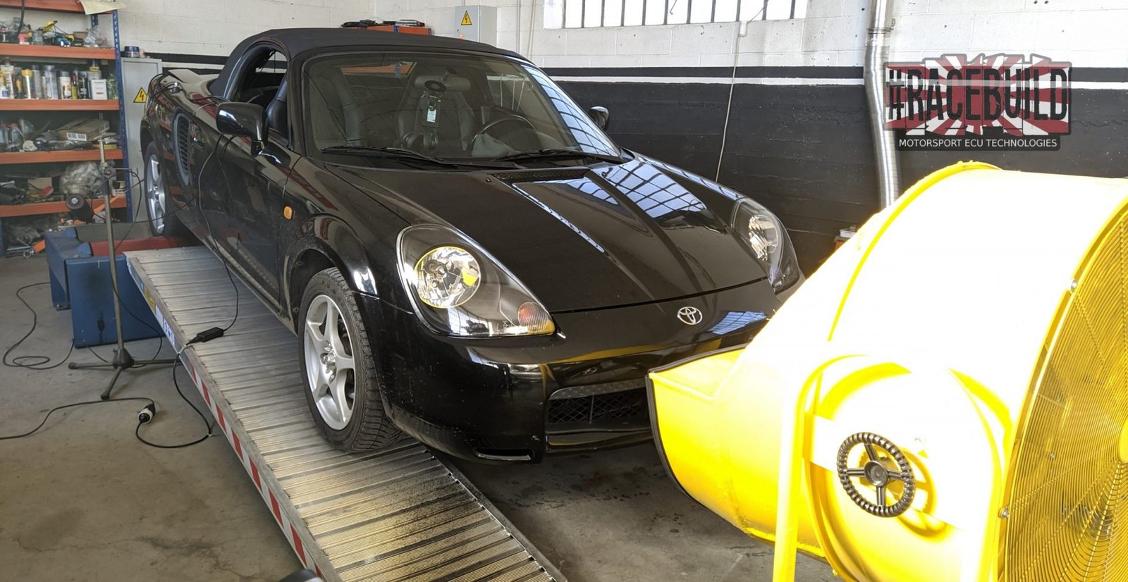 Toyota MR2 Spyder W30 1800 VVT 1ZZ install and tune Ecumaster Black motorsport standalone ECU #RACEBUILD Turin Italy