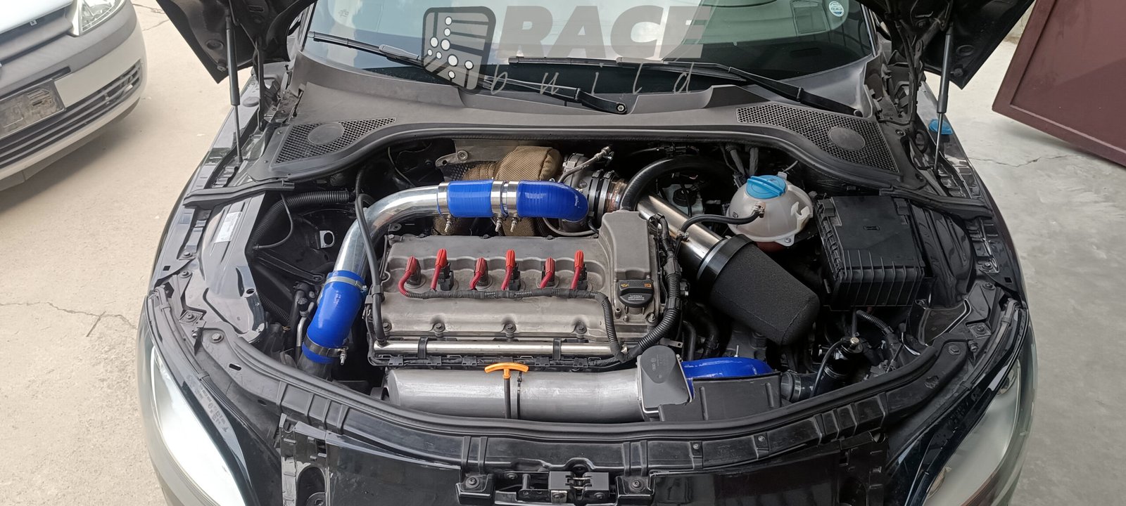 Trasformazione turbo AUDI TT 3.2 VR6 GTX3076R 370CV 0.8 bar RACE BUILD TORINO Piemonte